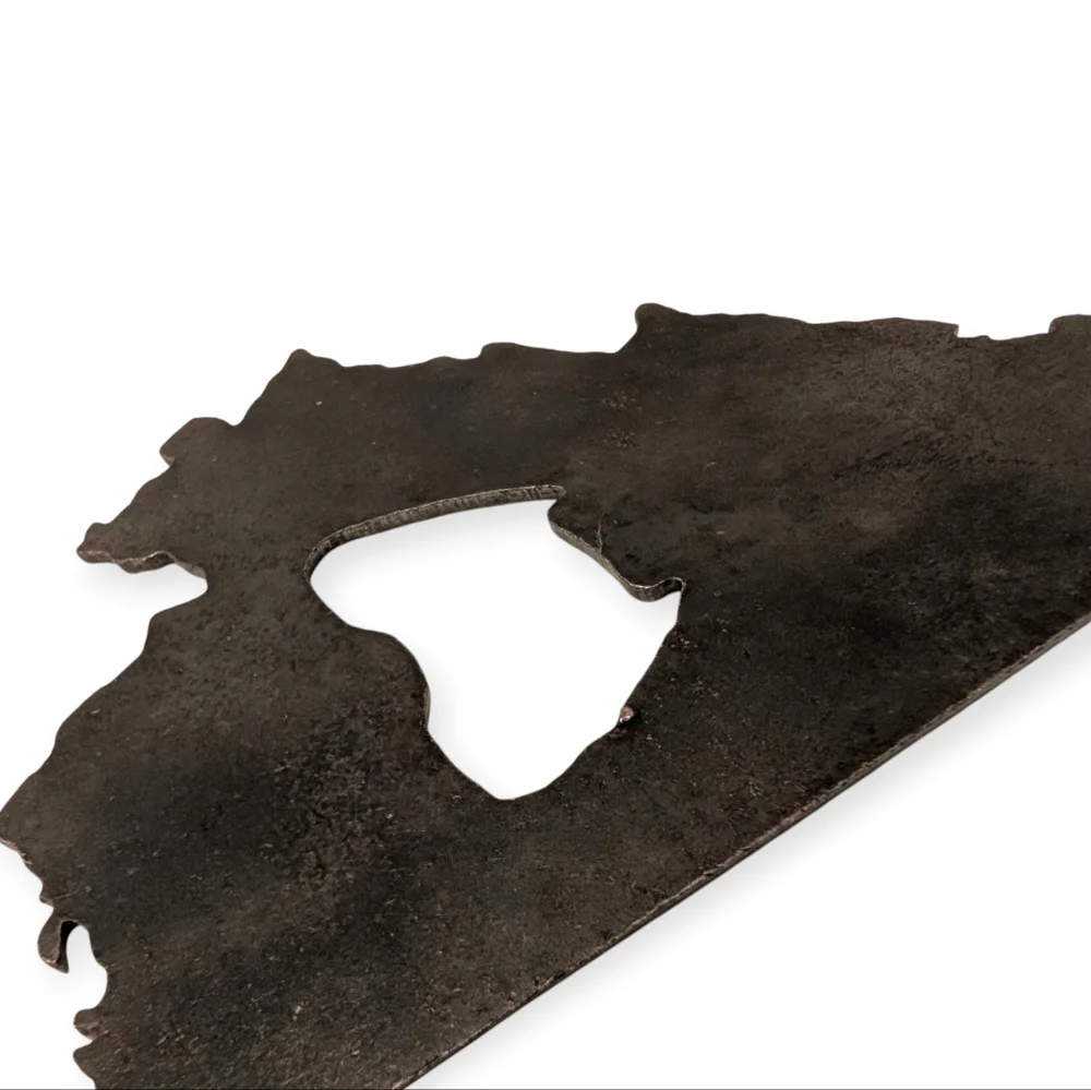 VIRGINIA Cast Iron Bottle Opener Vintage Wall Mount Bar Decor 1990s